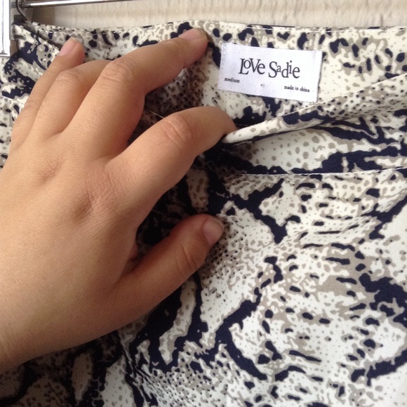 Tobi Love Sadie Western Snake Skin Print Skirt - Picture 3 of 4